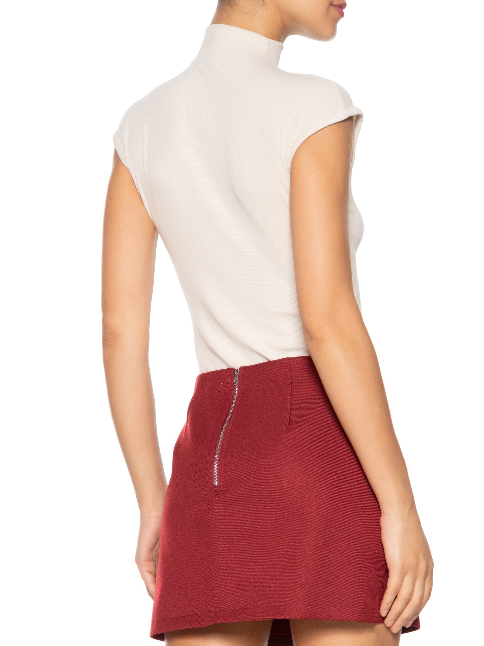 Blusa Feminina Tricot Básica Bege Basiq