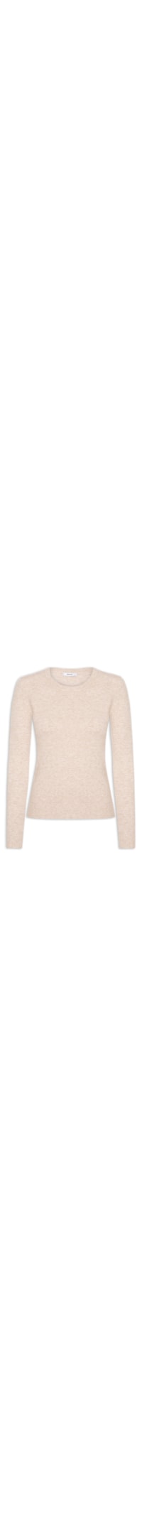 Blusa Feminina Tricot Básica - Bege