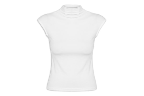 Blusa Feminina Tricot Básica - Branco