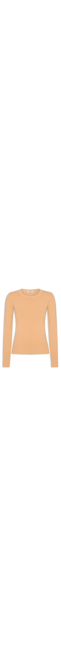 Blusa Feminina Tricot Básica - Laranja