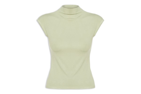 Blusa Feminina Tricot Básica - Verde