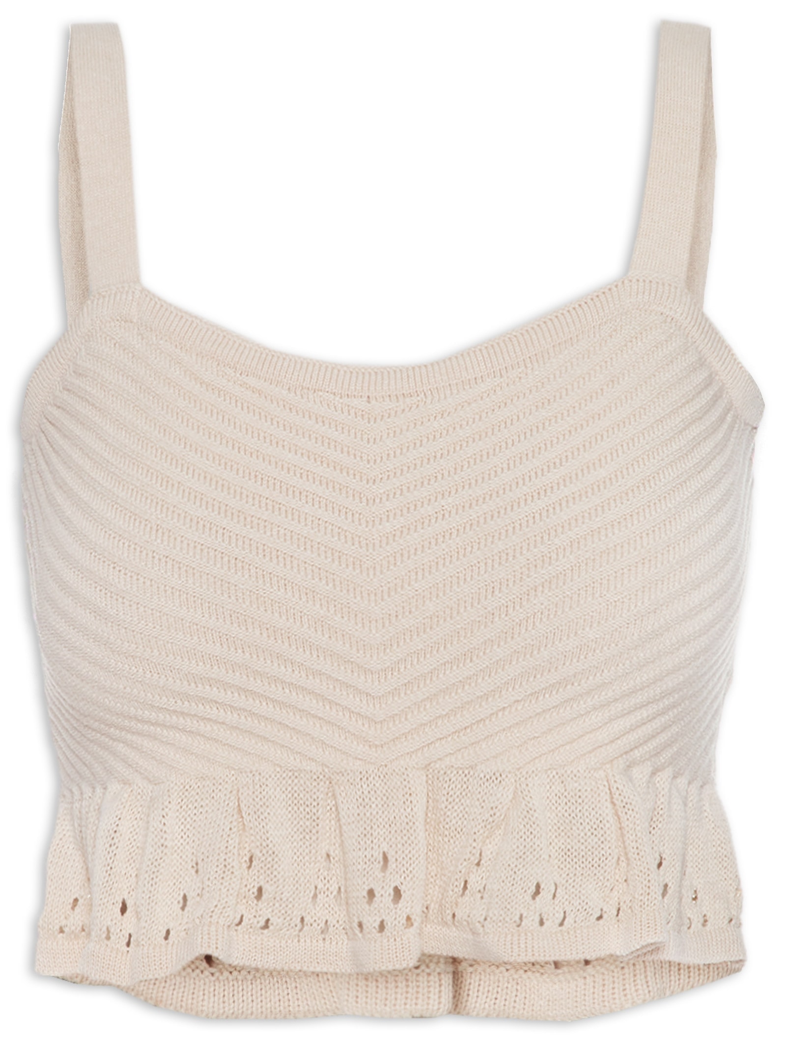 Blusa Feminina Tricot Bege Colcci