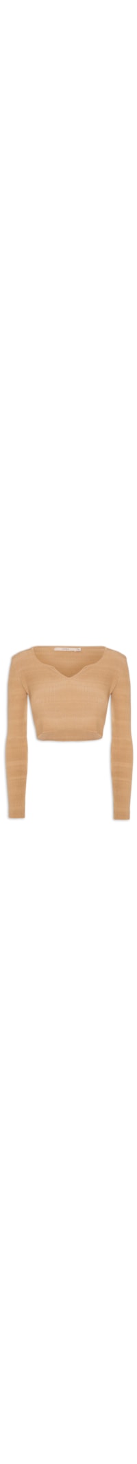 Blusa Feminina Tricot - Bege