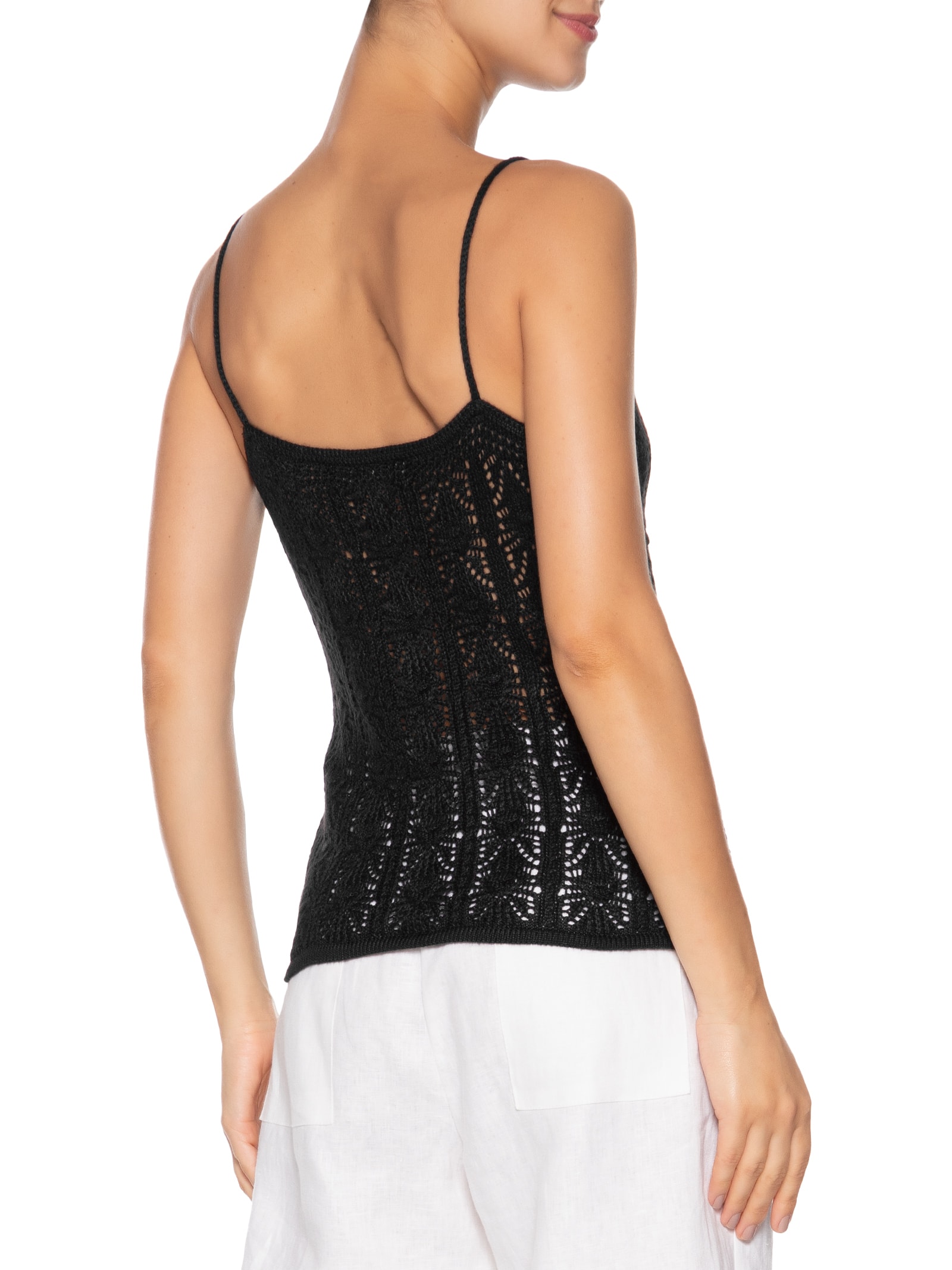 Blusa Feminina Tricot Botões Preto Dress To