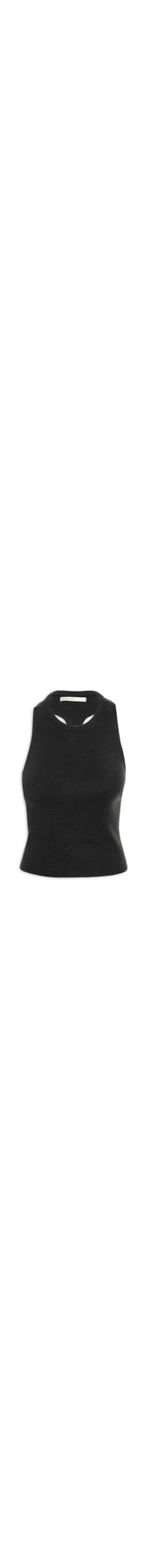 Blusa Feminina Tricot Cavada - Preto