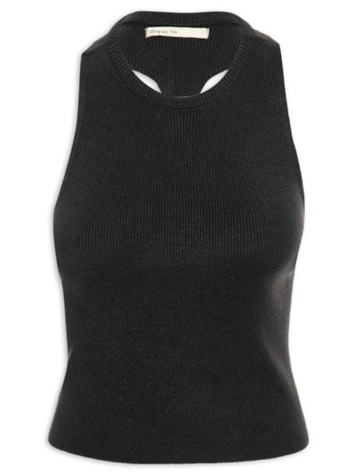 Blusa Feminina Tricot Cavada – Preto