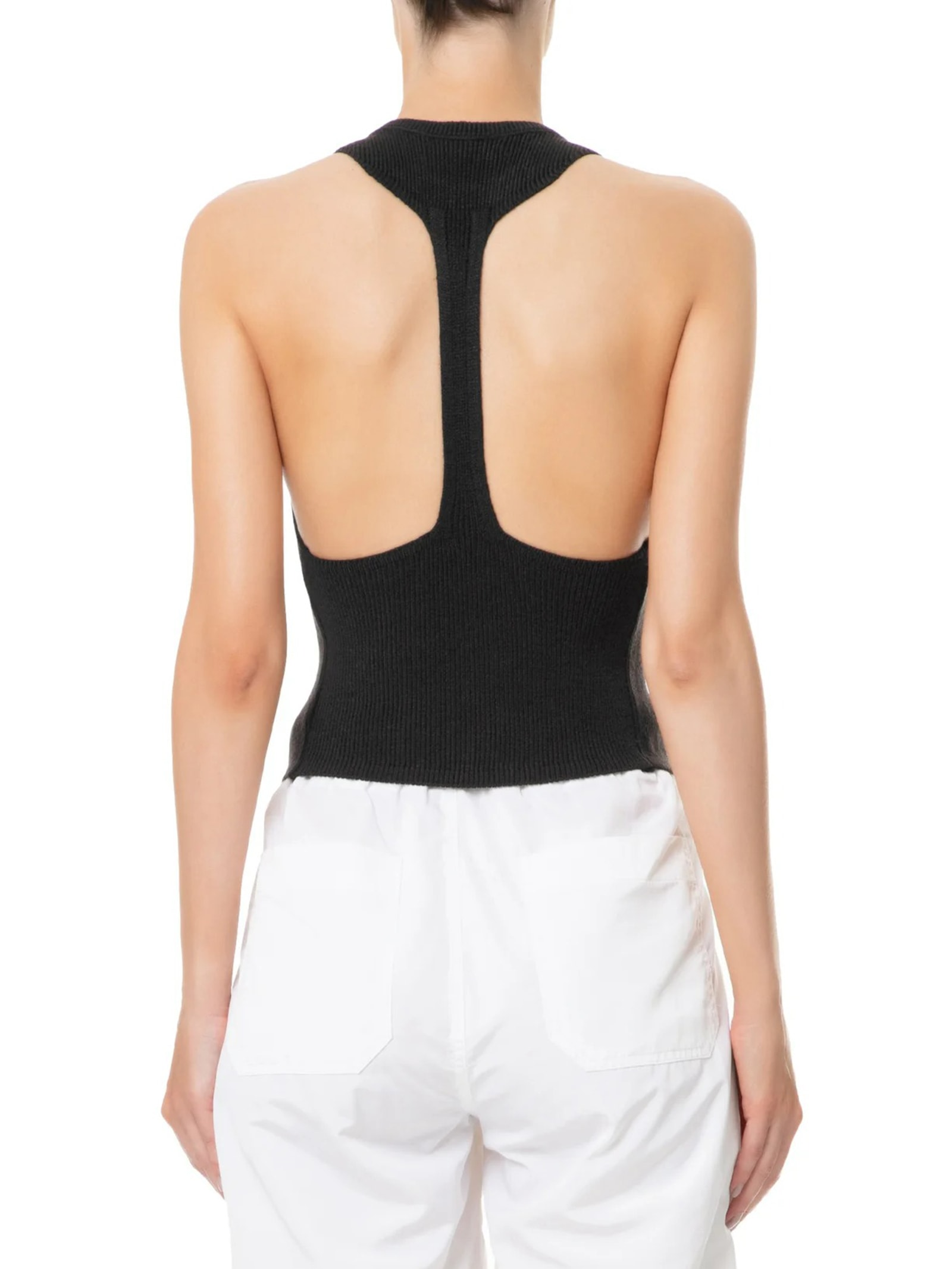 Blusa Feminina Tricot Cavada Preto Dress To