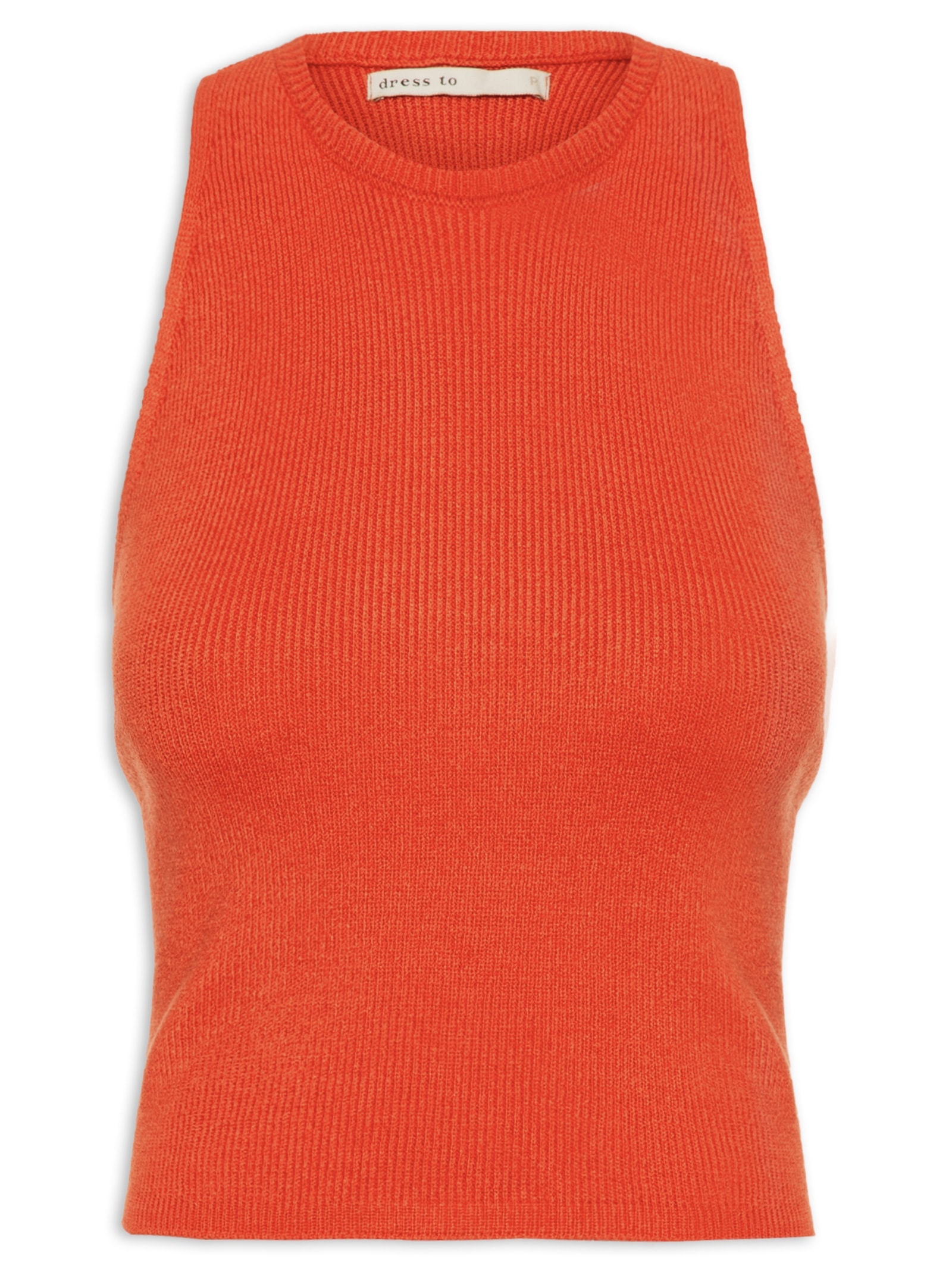 Blusa Feminina Tricot Cavada Vermelho Dress To