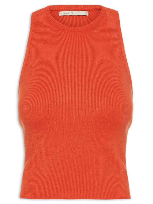 Blusa Feminina Tricot Cavada - Vermelho