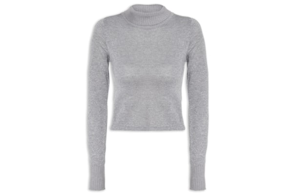 Blusa Feminina Tricot - Cinza