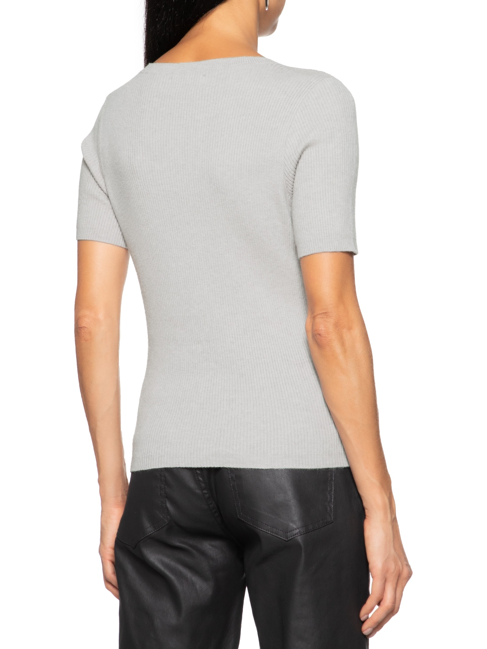 Blusa Feminina Tricot Cinza Colcci