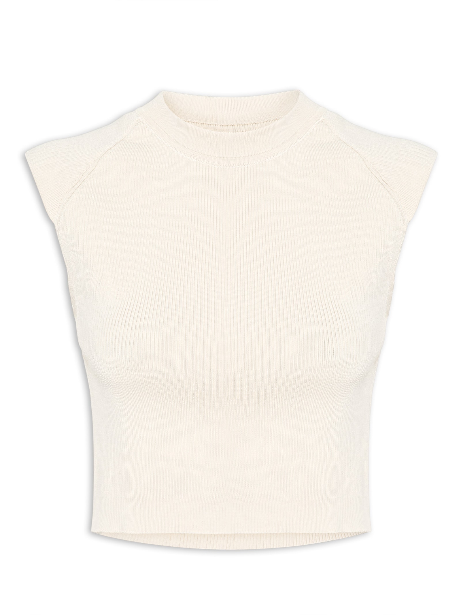 Blusa Feminina Tricot Classic Calado Bege Cantão