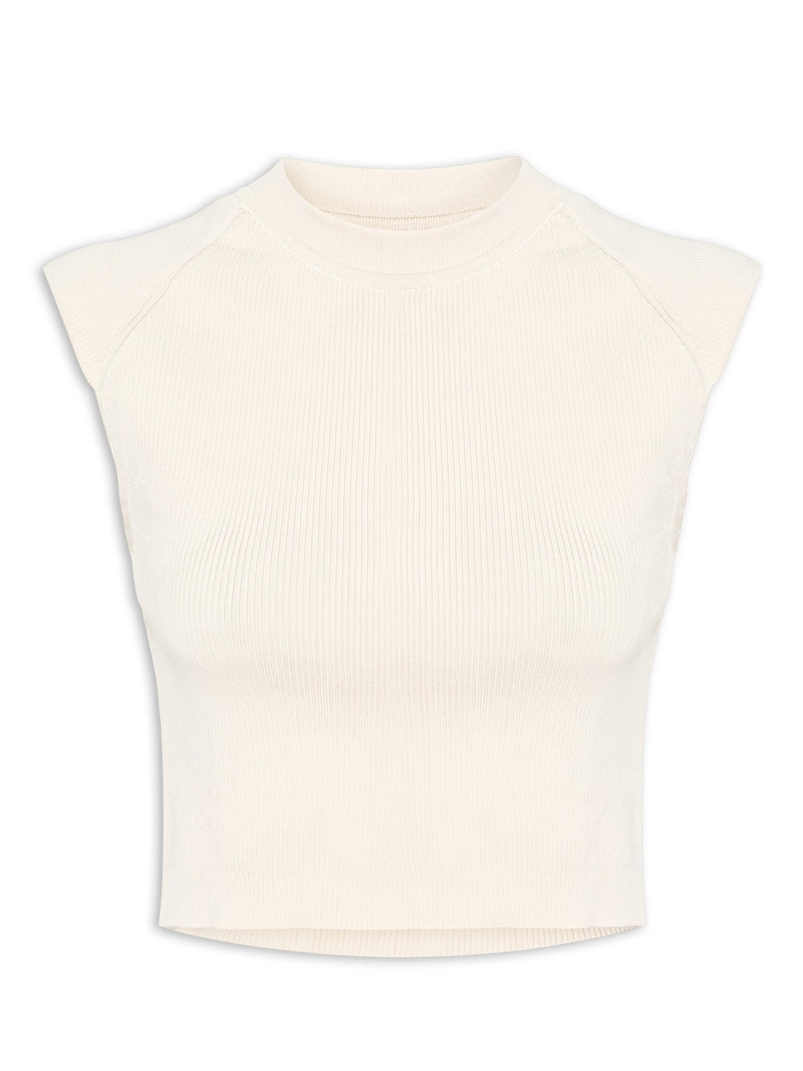 Blusa Feminina Tricot Classic Calado Bege Cantão