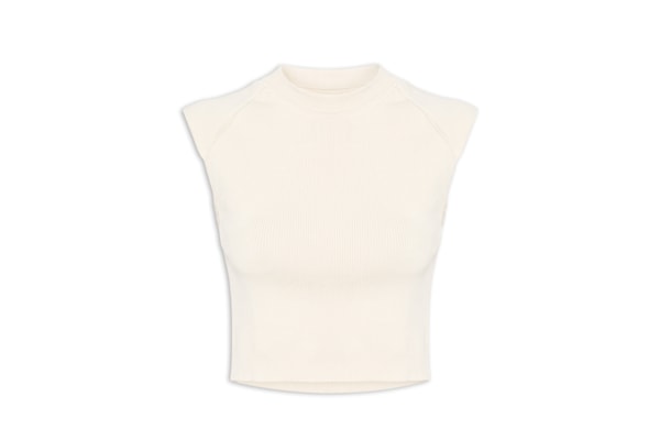 Blusa Feminina Tricot Classic Calado - Bege