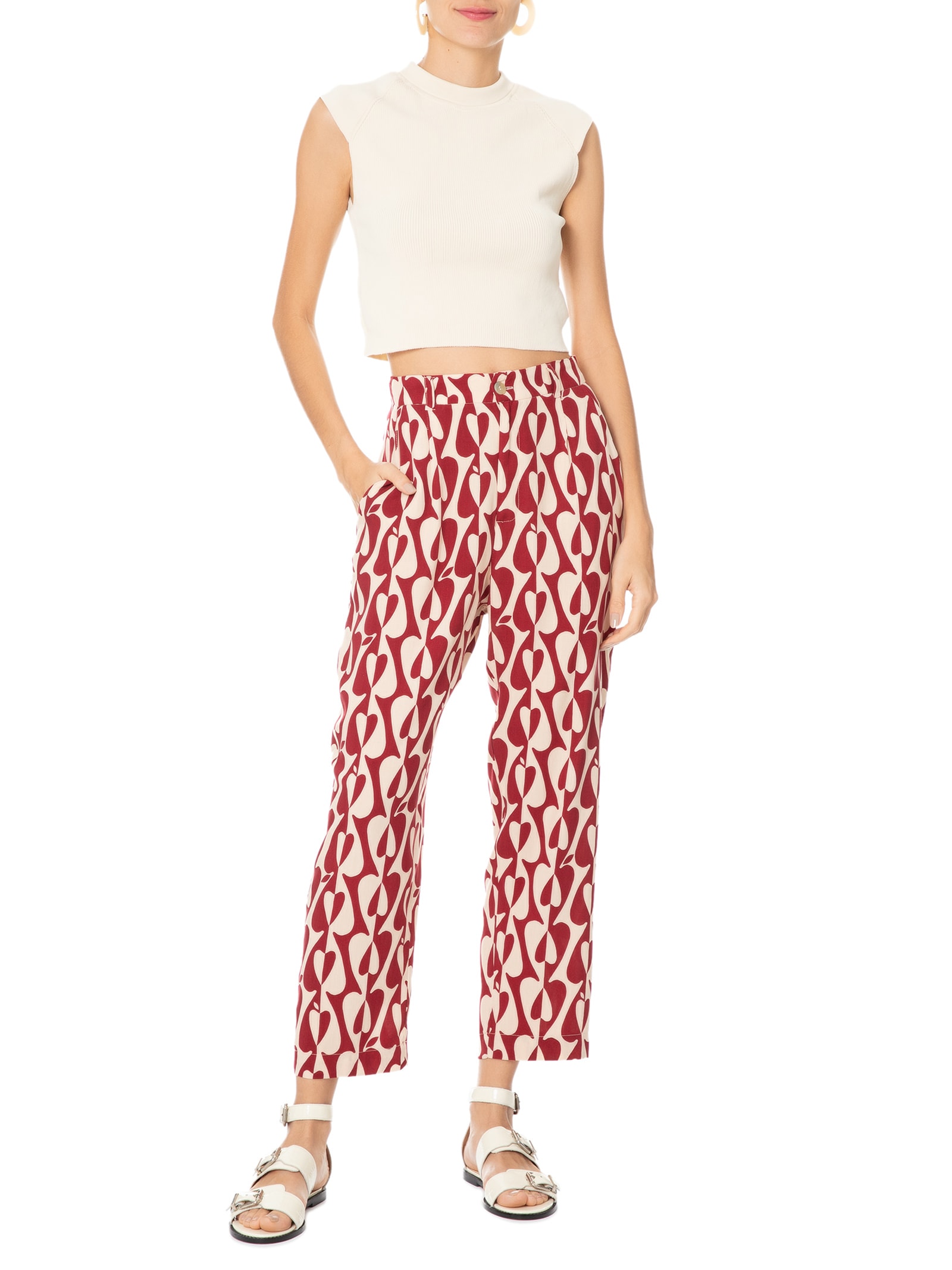 Blusa Feminina Tricot Classic Calado Bege Cantão