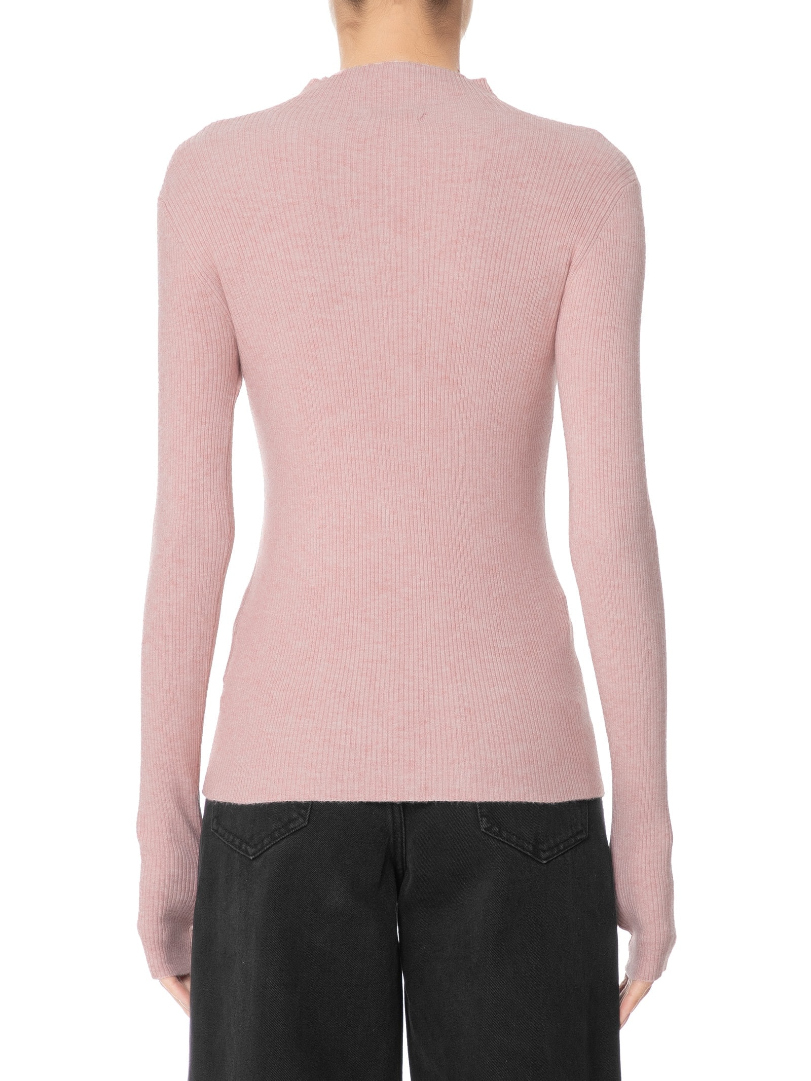 Blusa Feminina Tricot Com Dedal Rosa Market 33