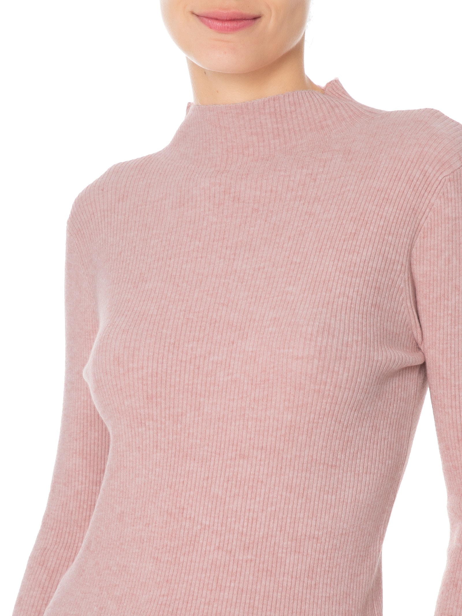 Blusa Feminina Tricot Com Dedal Rosa Market 33