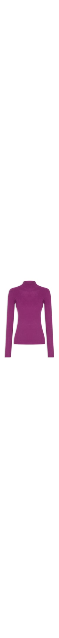 Blusa Feminina Tricot Com Dedal - Roxo
