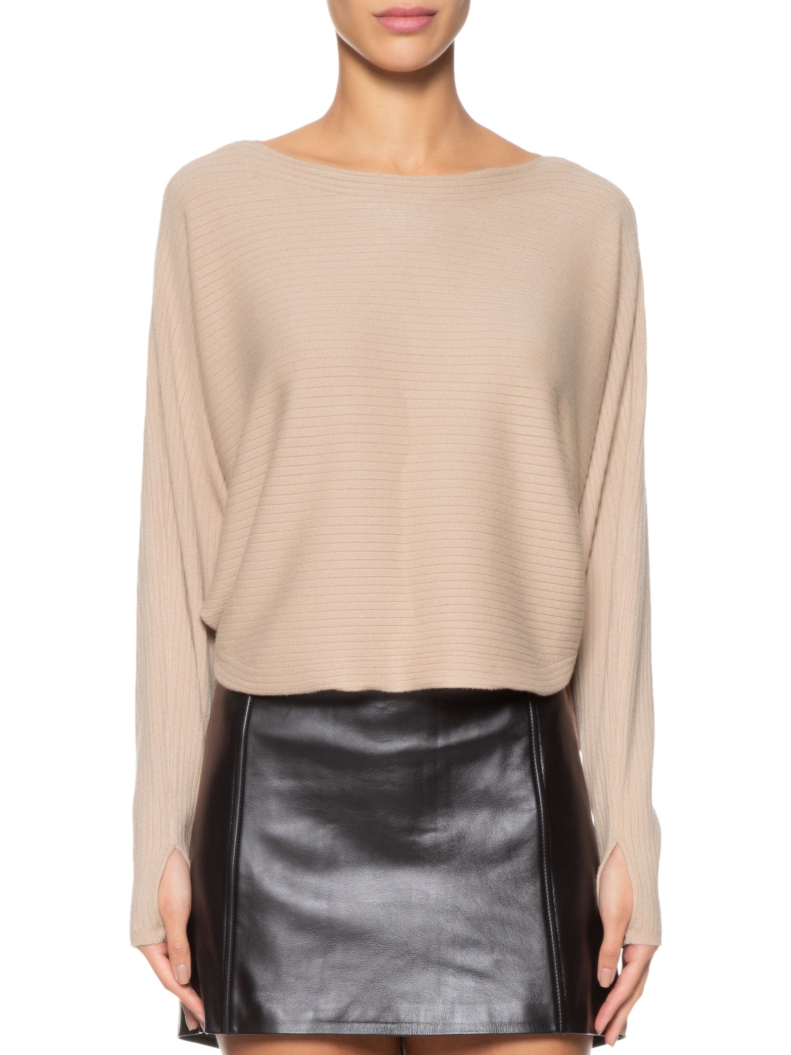 Blusa Feminina Tricot Com Manga Morcego Rosa Market 33