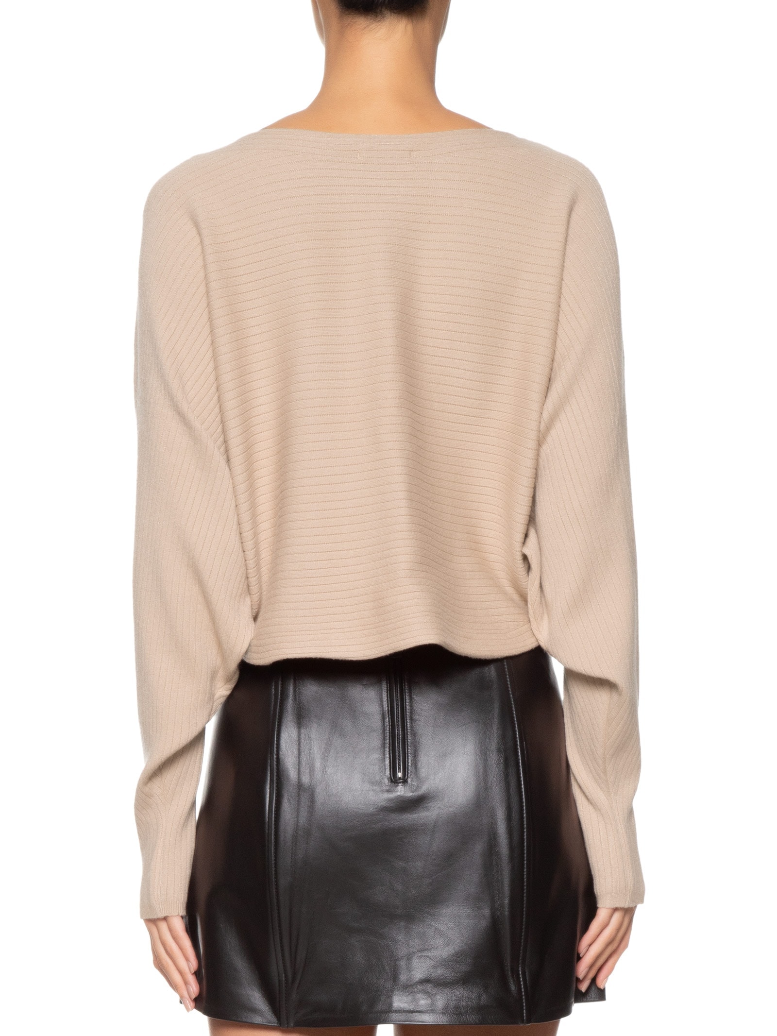 Blusa Feminina Tricot Com Manga Morcego Rosa Market 33