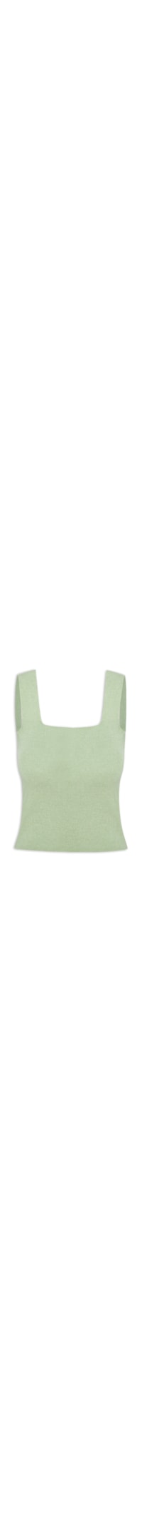 Blusa Feminina Tricot Decote Reto - Verde