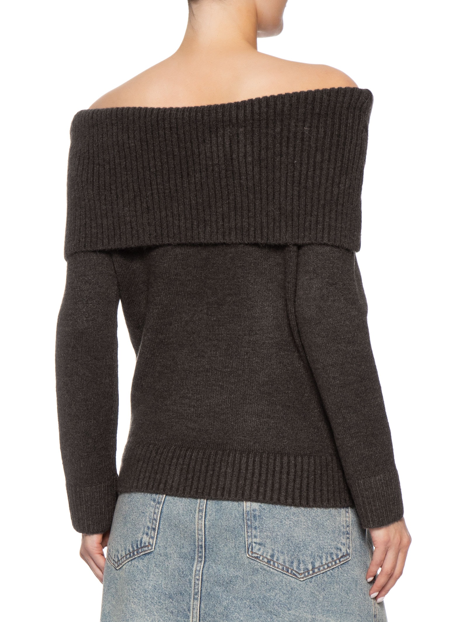Blusa Feminina Tricot Drapey Off Marrom Cotton On