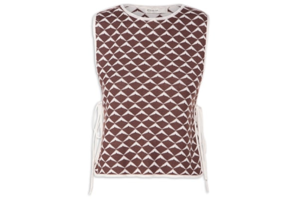 Blusa Feminina Tricot Dupla Asa Delta - Marrom