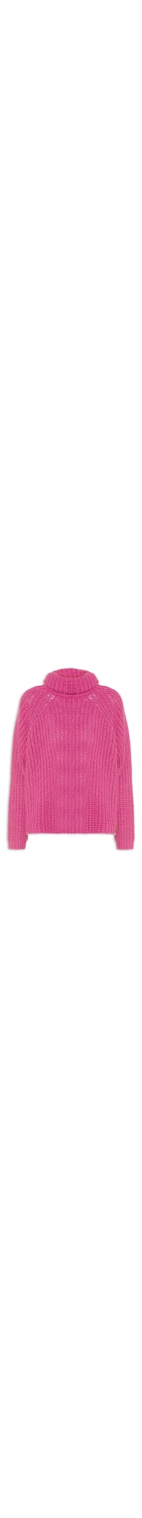 Blusa Feminina Tricot Gola Alta - Rosa