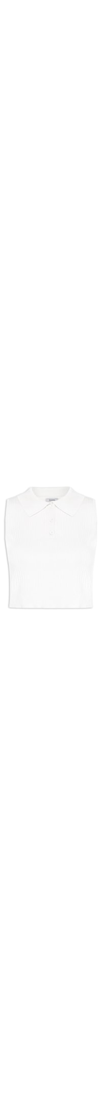Blusa Feminina Tricot Gola Esporte - Off White