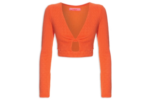 Blusa Feminina Tricot - Laranja 