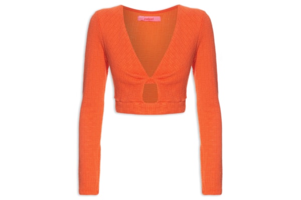 Blusa Feminina Tricot - Laranja 