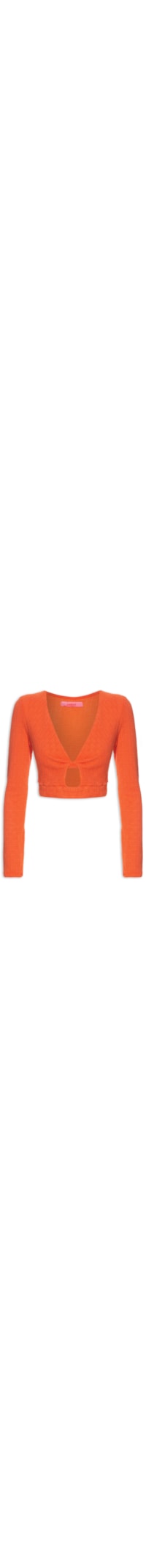 Blusa Feminina Tricot - Laranja