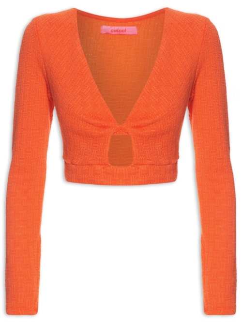 Blusa Feminina Tricot – Laranja