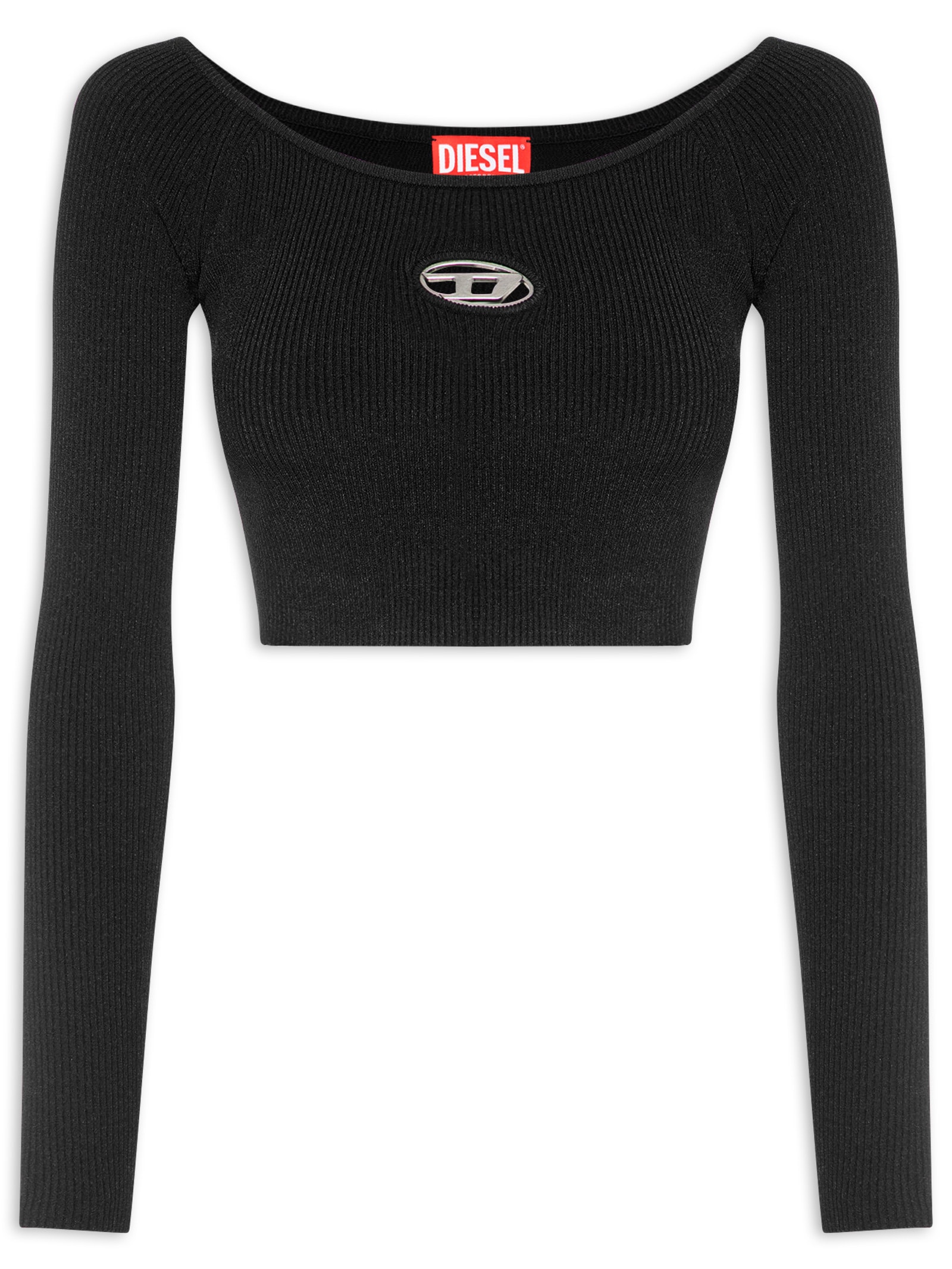 Blusa Feminina Tricot Manga Longa M-Vera Preto Diesel