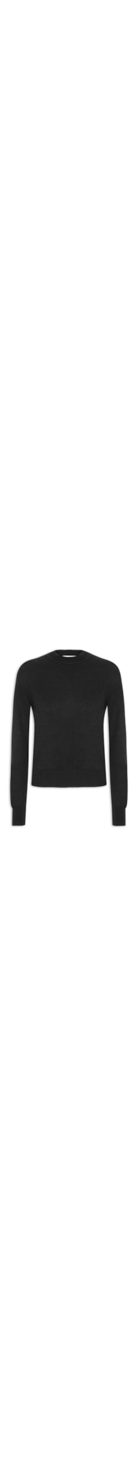Blusa Feminina Tricot Manga Longa - Preto