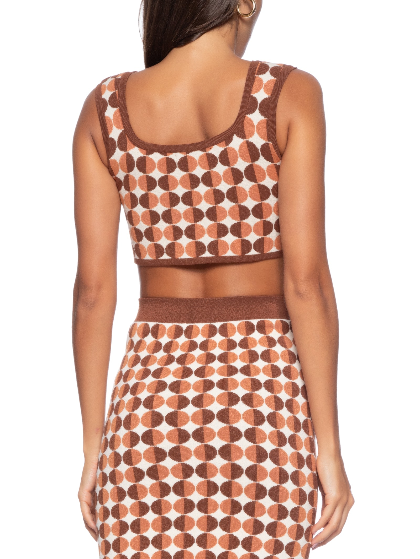 Blusa Feminina Tricot Meia Lua Marrom Dress To