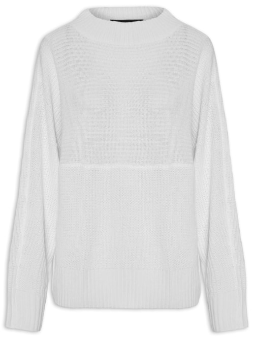 Blusa Feminina Tricot - Off White