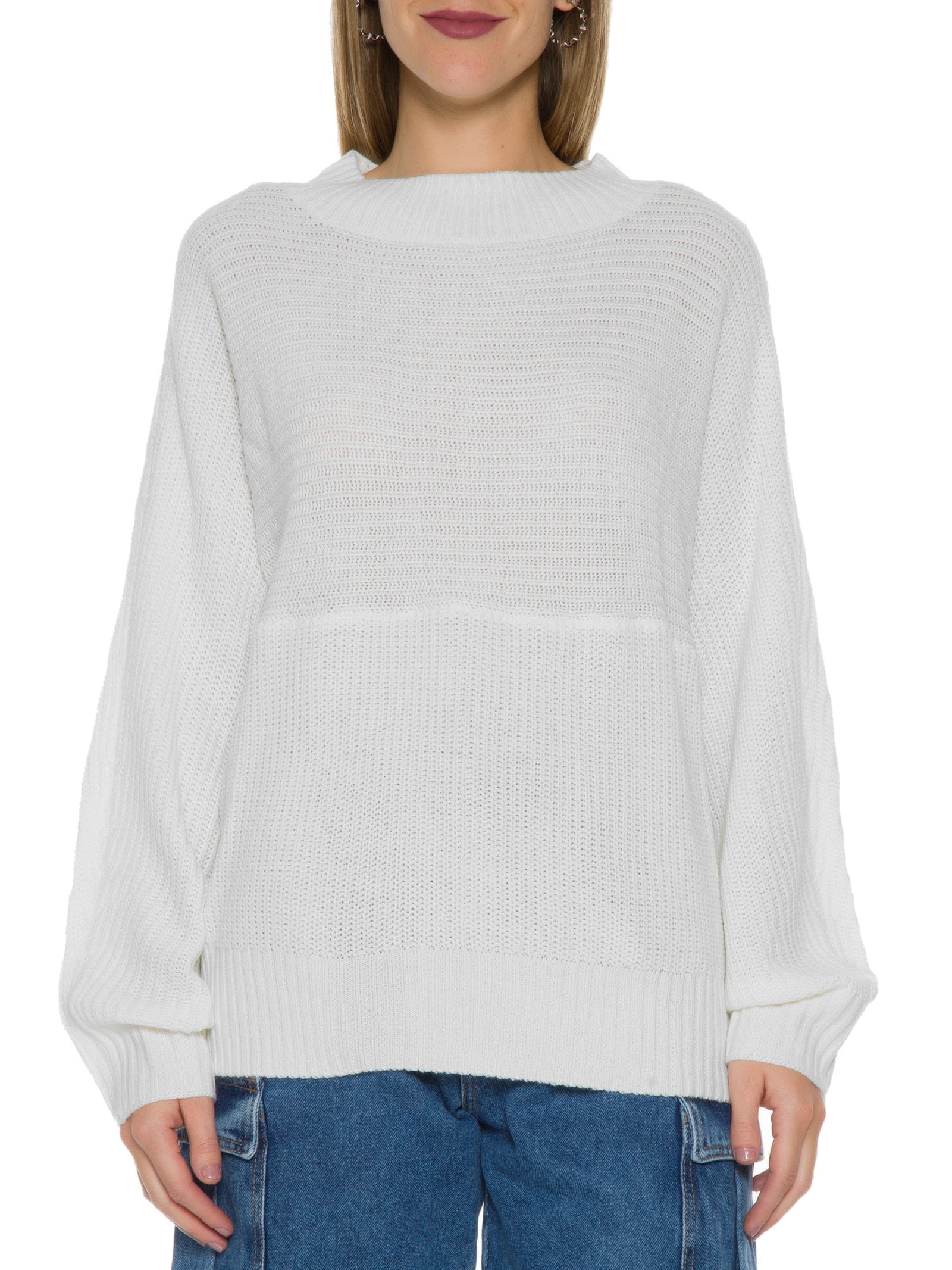 Blusa Feminina Tricot Off White Hering