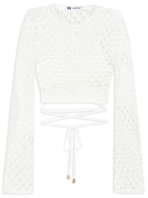 Blusa Feminina Tricot - Off White