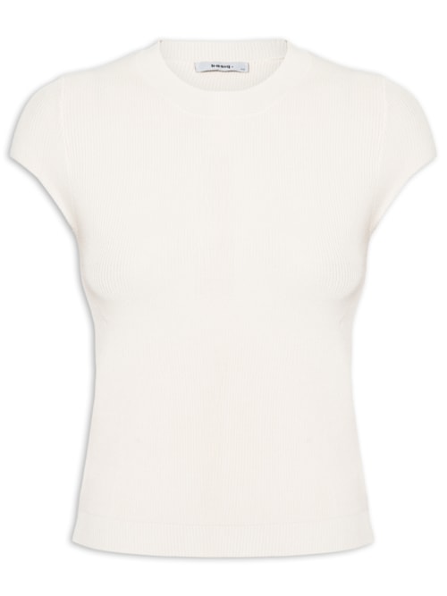 Blusa Feminina Tricot Oversized – Bege