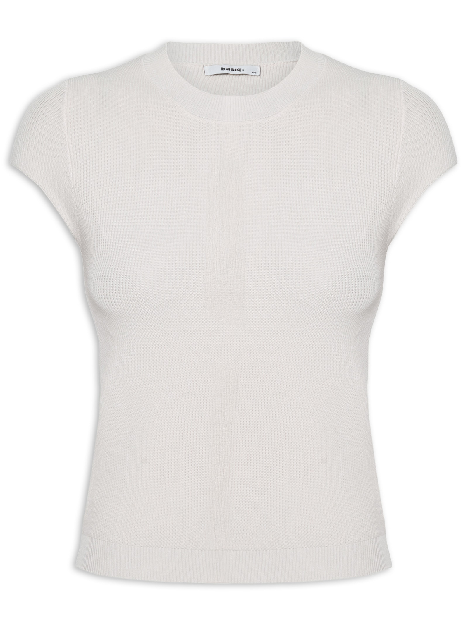 Blusa Feminina Tricot Oversized Cinza Basiq