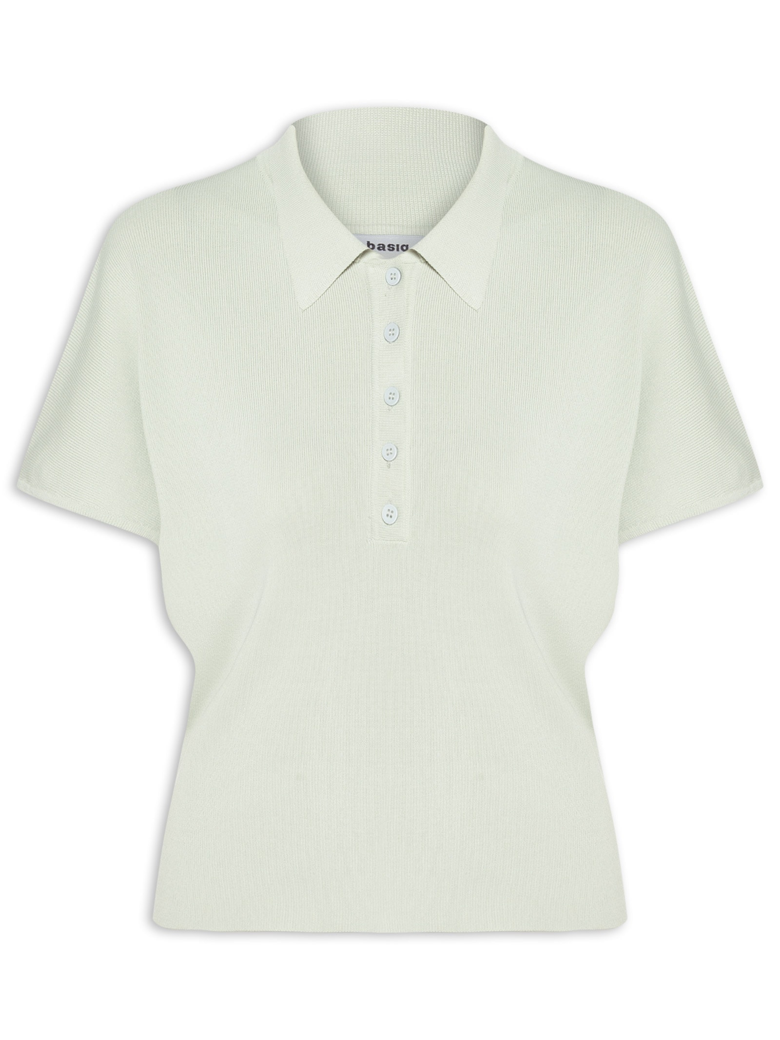 Blusa Feminina Tricot Oversized Gola Esporte Cinza Basiq