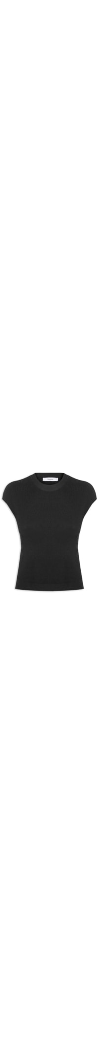 Blusa Feminina Tricot Oversized - Preto