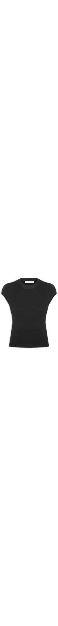 Blusa Feminina Tricot Oversized - Preto
