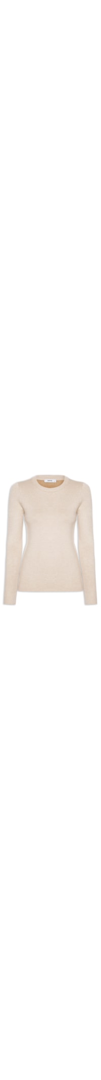 Blusa Feminina Tricot Peluciado - Bege