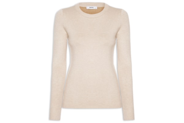 Blusa Feminina Tricot Peluciado – Bege