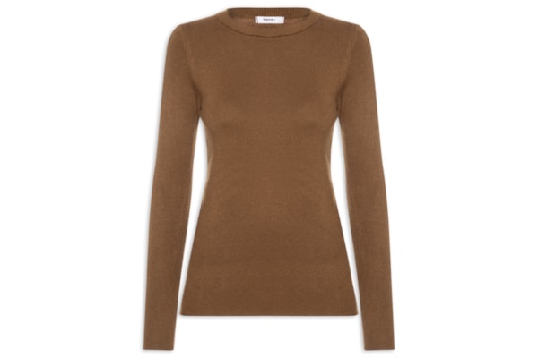 Blusa Feminina Tricot Peluciado – Marrom
