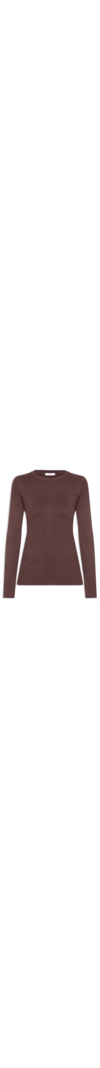 Blusa Feminina Tricot Peluciado – Marrom