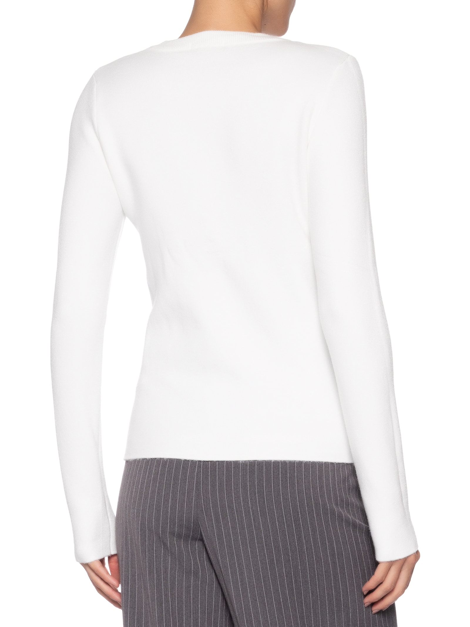 Blusa Feminina Tricot Peluciado – Off White Basiq