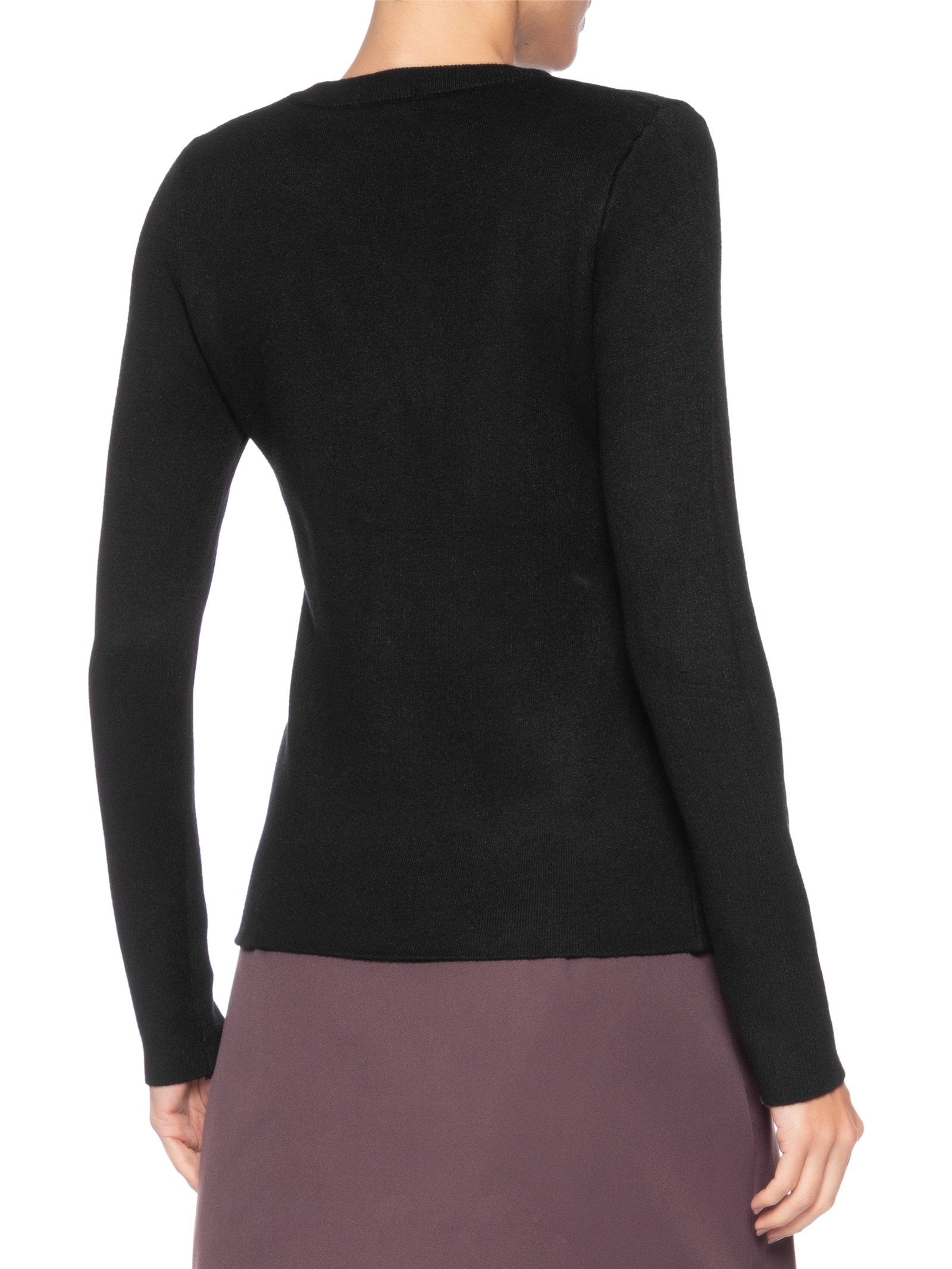 Blusa Feminina Tricot Peluciado – Preto Basiq